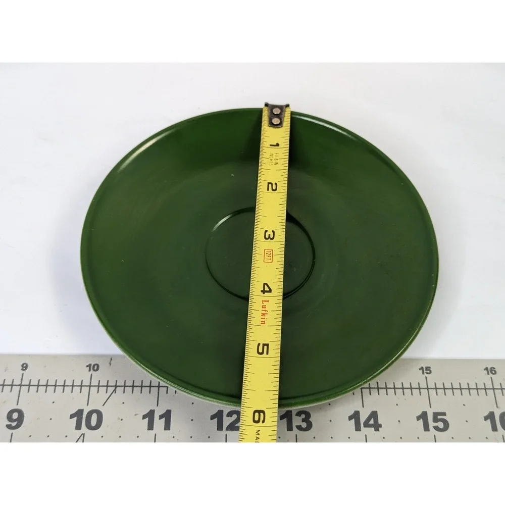 Hazel Atlas‎ Green Saucer Plate